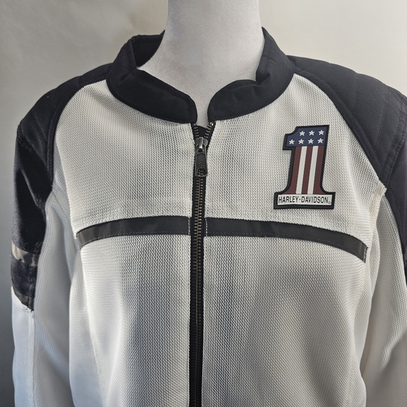 Harley-Davidson XL sturdy mesh jacket with body armor. New without tags - Picture 3 of 16